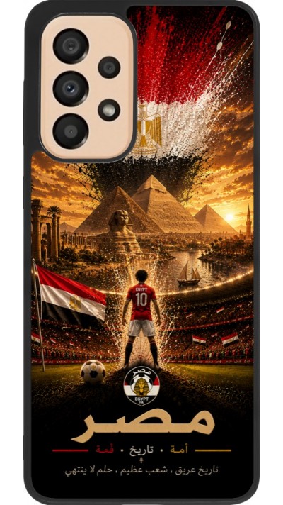 Samsung Galaxy A33 5G Case Hülle - Silikon schwarz Fussball Ägypten splash 2026