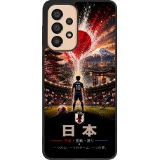 Samsung Galaxy A33 5G Case Hülle - Silikon schwarz Fussball Japan splash 2026