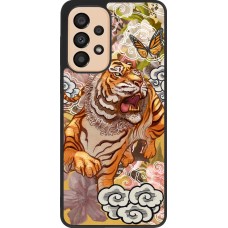 Coque Samsung Galaxy A33 5G - Silicone rigide noir Spring 23 japanese tiger