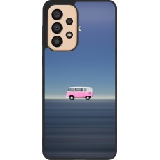 Coque Samsung Galaxy A33 5G - Silicone rigide noir Spring 23 pink bus