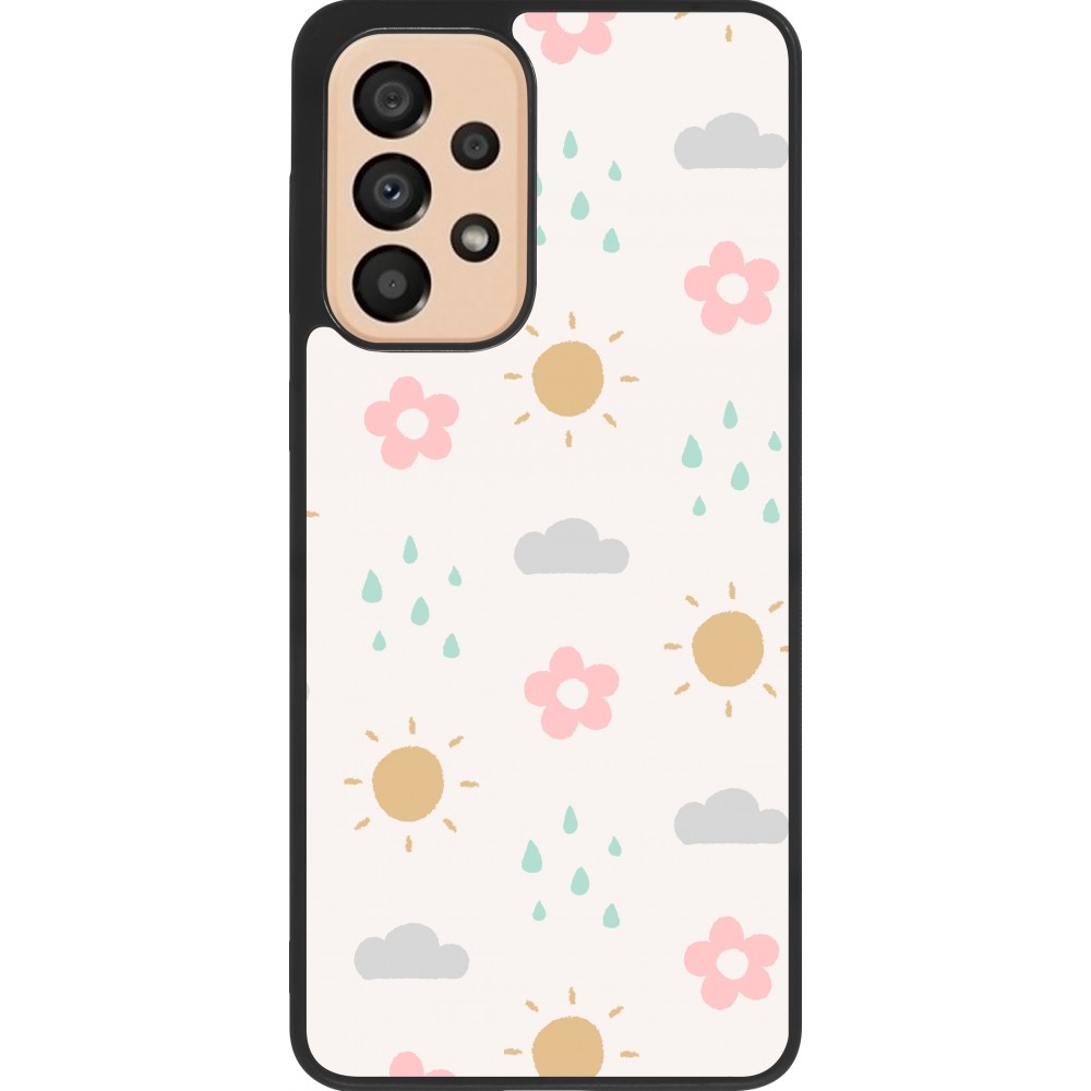 Samsung Galaxy A33 5G Case Hülle - Silikon schwarz Spring 23 weather