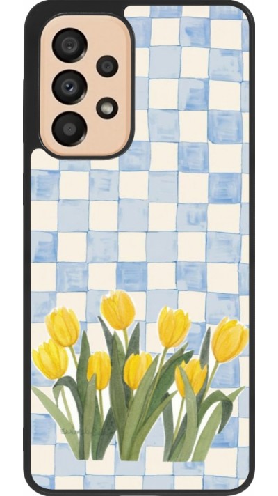 Samsung Galaxy A33 5G Case Hülle - Silikon schwarz Blue vichy tulips Spring 2026