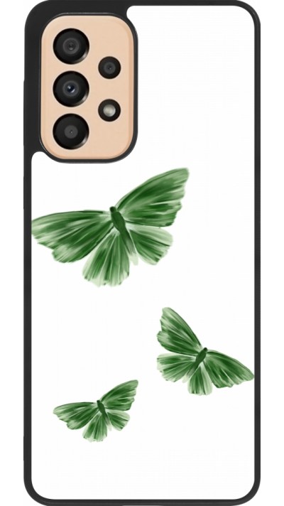 Samsung Galaxy A33 5G Case Hülle - Silikon schwarz Butterflies Spring 2026
