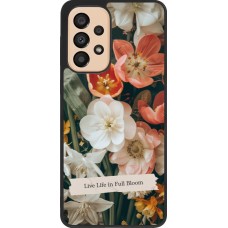 Samsung Galaxy A33 5G Case Hülle - Silikon schwarz Full Bloom Spring 2026