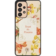 Samsung Galaxy A33 5G Case Hülle - Silikon schwarz Trust the process Spring 2026