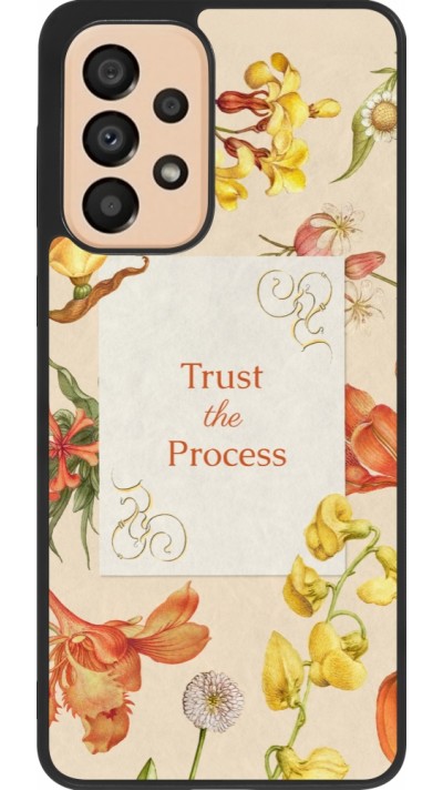 Coque Samsung Galaxy A33 5G - Silicone rigide noir Trust the process 2026