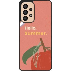Coque Samsung Galaxy A33 5G - Silicone rigide noir Summer 2025 Hello summer