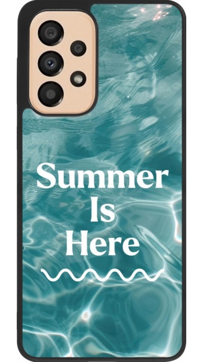 Coque Samsung Galaxy A33 5G - Silicone rigide noir Summer 2025 Summer is here