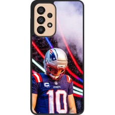 Coque Samsung Galaxy A33 5G - Silicone rigide noir Super Bowl 26 Patriots 3