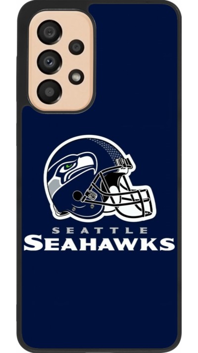 Coque Samsung Galaxy A33 5G - Silicone rigide noir Super Bowl 26 Seattle 3