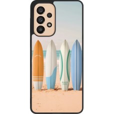 Samsung Galaxy A33 5G Case Hülle - Silikon schwarz Summer surfboard 2025