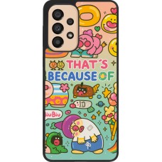Samsung Galaxy A33 5G Case Hülle - Silikon schwarz Thats beacause of