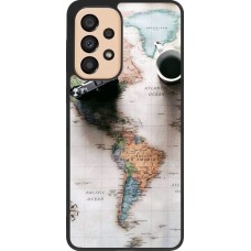 Hülle Samsung Galaxy A33 5G - Silikon schwarz Travel 01