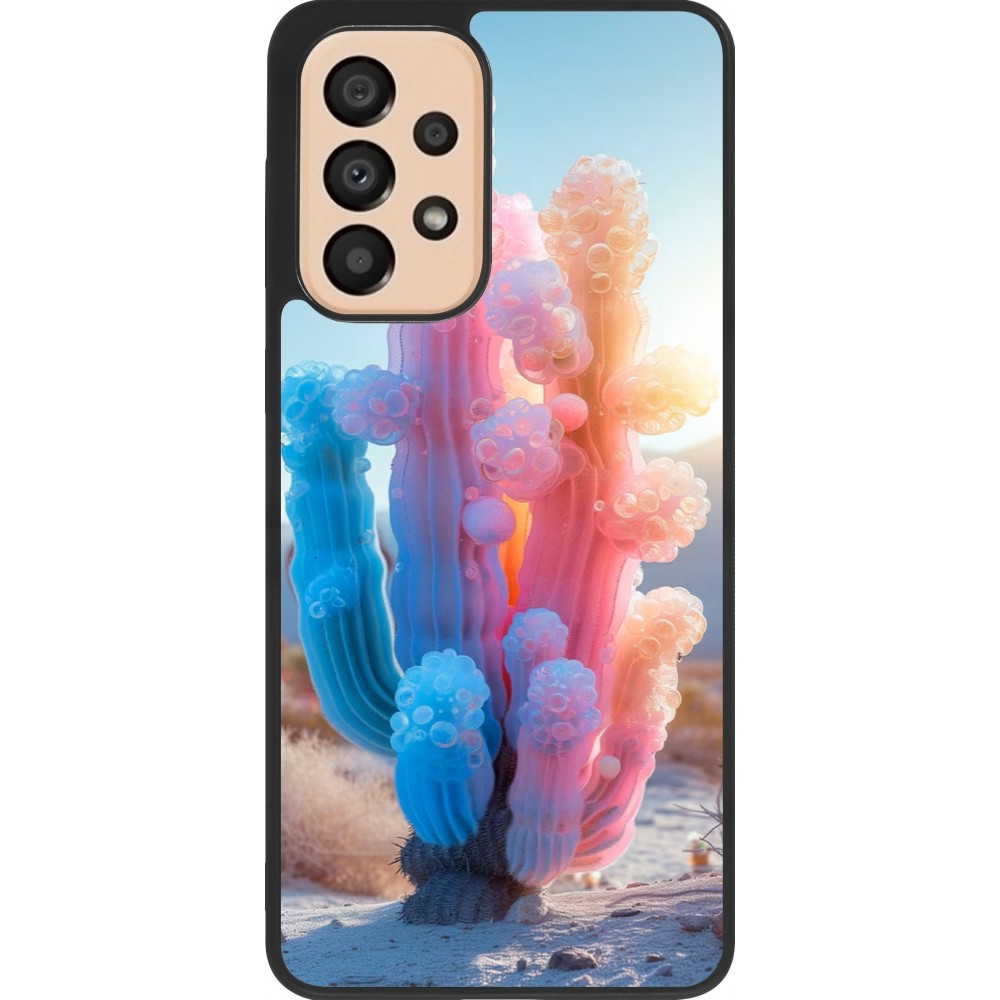 Samsung Galaxy A33 5G Case Hülle - Silikon schwarz Artificial vegetation 2025