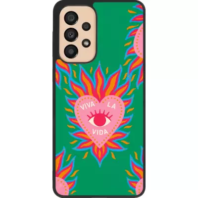 Samsung Galaxy A33 5G Case Hülle - Silikon schwarz Viva la vida 2026