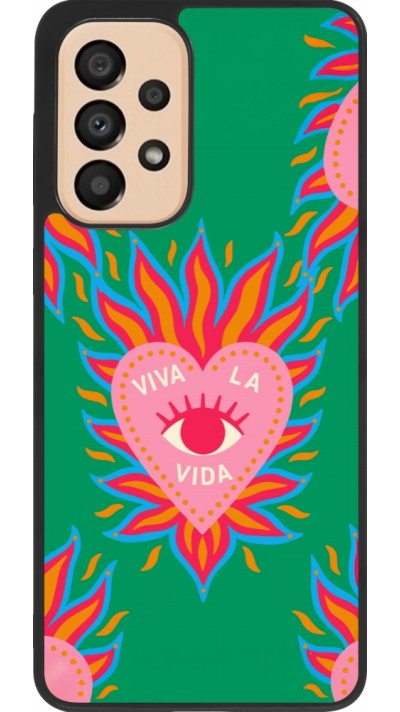 Coque Samsung Galaxy A33 5G - Silicone rigide noir Viva la vida 2026