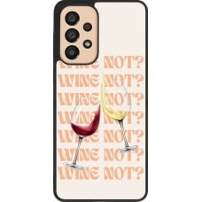 Samsung Galaxy A33 5G Case Hülle - Silikon schwarz Wine not
