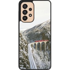 Samsung Galaxy A33 5G Case Hülle - Silikon schwarz Winter 25 Winter polar express