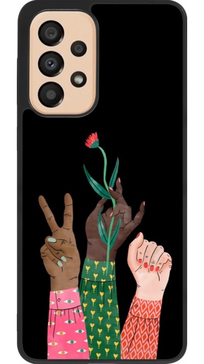 Coque Samsung Galaxy A33 5G - Silicone rigide noir Womens day 2026 2