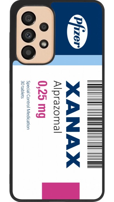Coque Samsung Galaxy A33 5G - Silicone rigide noir Xanax Alprazolam 2025