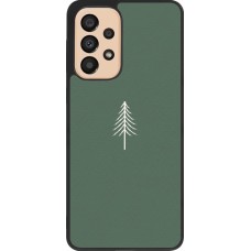 Coque Samsung Galaxy A33 5G - Silicone rigide noir Christmas 22 minimalist tree