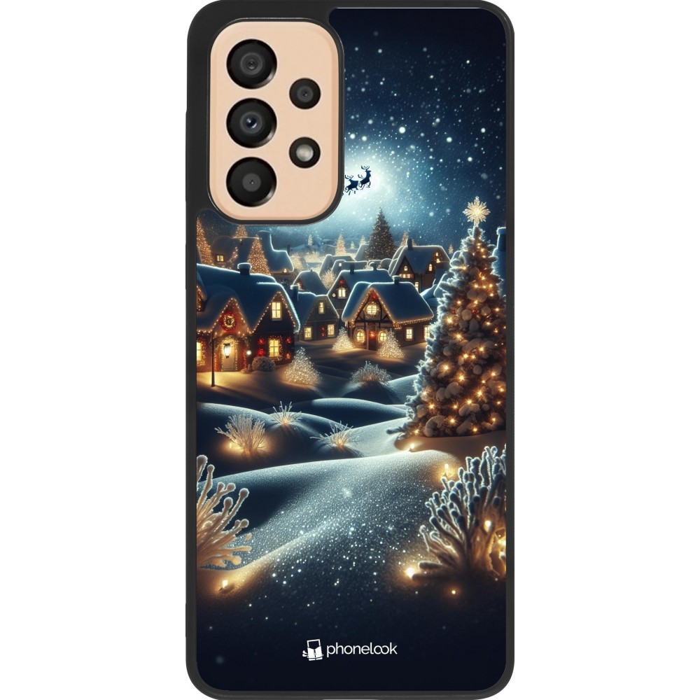 Samsung Galaxy A33 5G Case Hülle - Silikon schwarz Weihnachten 2023 Weihnachten steht vor der Tür