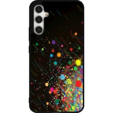 Coque Samsung Galaxy A34 5G - Silicone rigide noir Abstract Bubble Lines