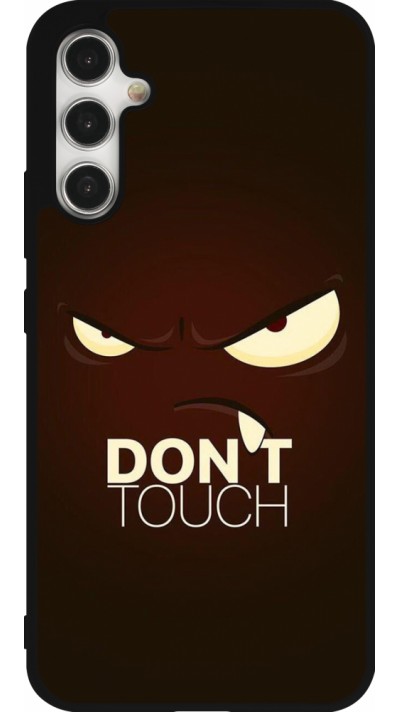 Coque Samsung Galaxy A34 5G - Silicone rigide noir Angry Dont Touch