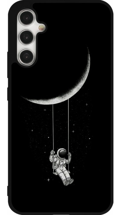 Coque Samsung Galaxy A34 5G - Silicone rigide noir Astro balançoire