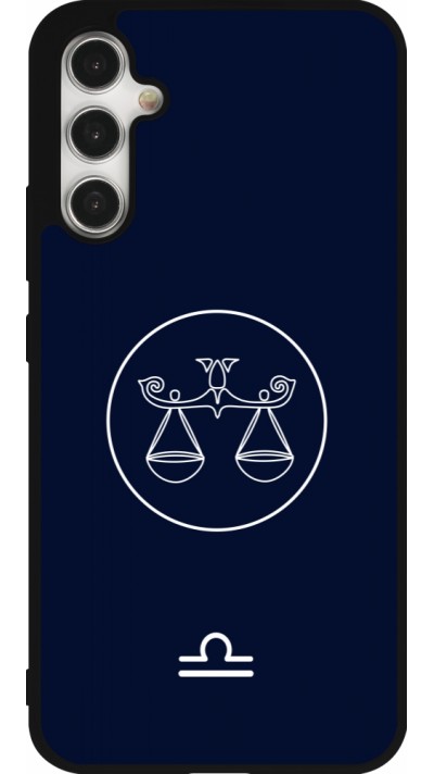 Coque Samsung Galaxy A34 5G - Silicone rigide noir Astrologie Balance