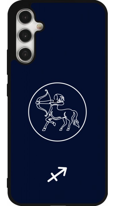 Coque Samsung Galaxy A34 5G - Silicone rigide noir Astrologie Sagittaire
