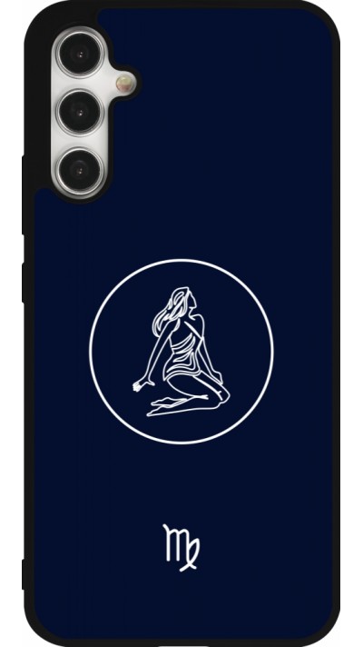Coque Samsung Galaxy A34 5G - Silicone rigide noir Astrologie Vierge