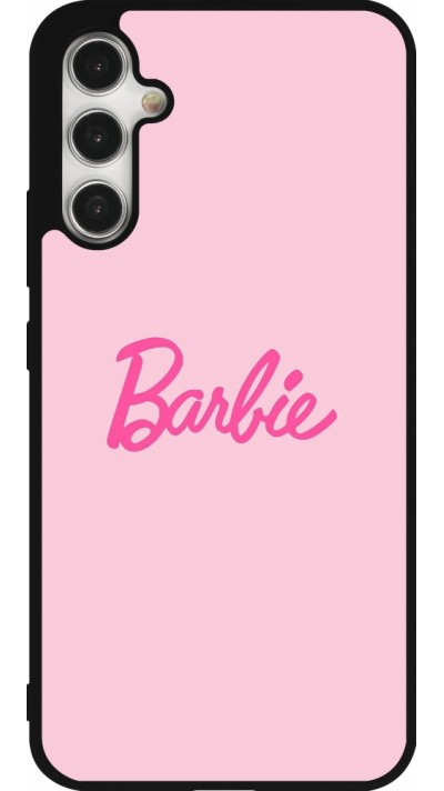 Coque Samsung Galaxy A34 5G - Silicone rigide noir Barbie Text
