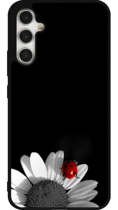 Coque Samsung Galaxy A34 5G - Silicone rigide noir Black and white Cox