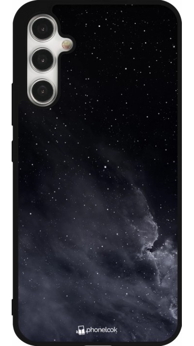 Coque Samsung Galaxy A34 5G - Silicone rigide noir Black Sky Clouds