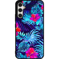 Coque Samsung Galaxy A34 5G - Silicone rigide noir Blue Forest