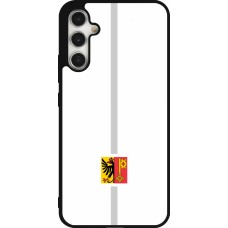 Coque Samsung Galaxy A34 5G - Silicone rigide noir Canton GE blanc