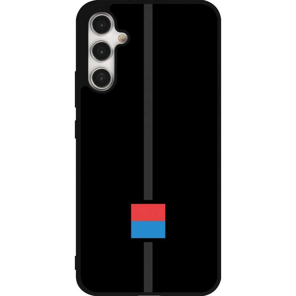 Coque Samsung Galaxy A34 5G - Silicone rigide noir Canton TI noir