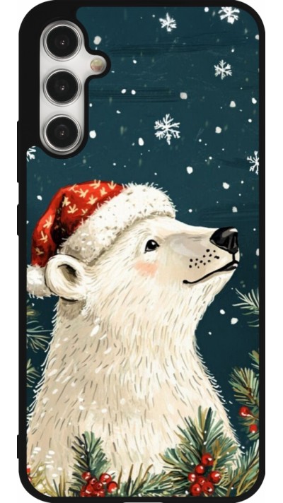 Coque Samsung Galaxy A34 5G - Silicone rigide noir Christmas 25 Bear