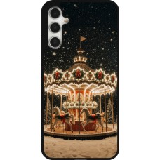 Coque Samsung Galaxy A34 5G - Silicone rigide noir Christmas 25 Carousel