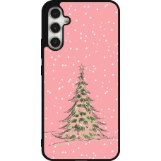 Coque Samsung Galaxy A34 5G - Silicone rigide noir Christmas 25 Pink Tree