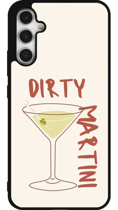 Coque Samsung Galaxy A34 5G - Silicone rigide noir Cocktail Dirty Martini