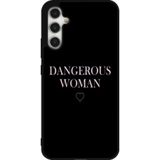 Samsung Galaxy A34 5G Case Hülle - Silikon schwarz Dangerous woman