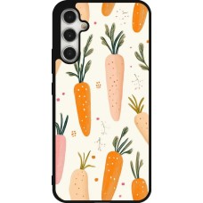 Samsung Galaxy A34 5G Case Hülle - Silikon schwarz Easter 2026 Illustration carrots
