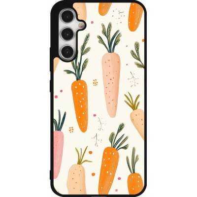 Coque Samsung Galaxy A34 5G - Silicone rigide noir Easter 2026 Illustration carrots