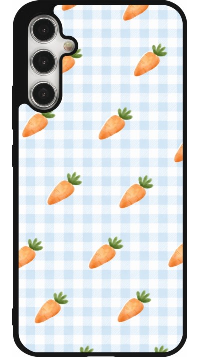 Samsung Galaxy A34 5G Case Hülle - Silikon schwarz Easter 2026 Pattern carrots