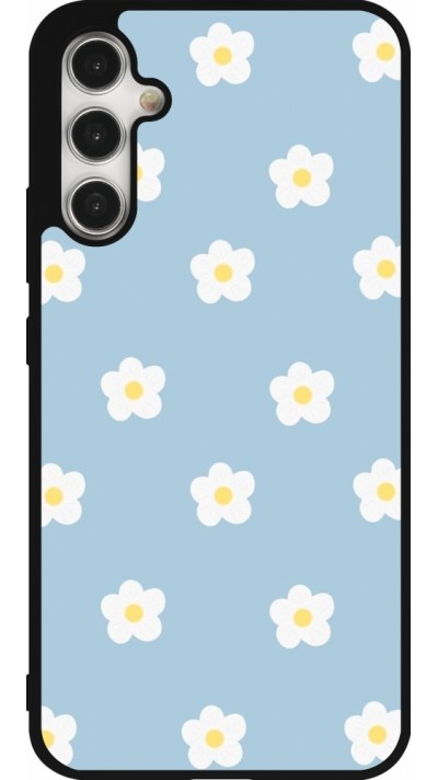 Coque Samsung Galaxy A34 5G - Silicone rigide noir Easter 2024 daisy flower