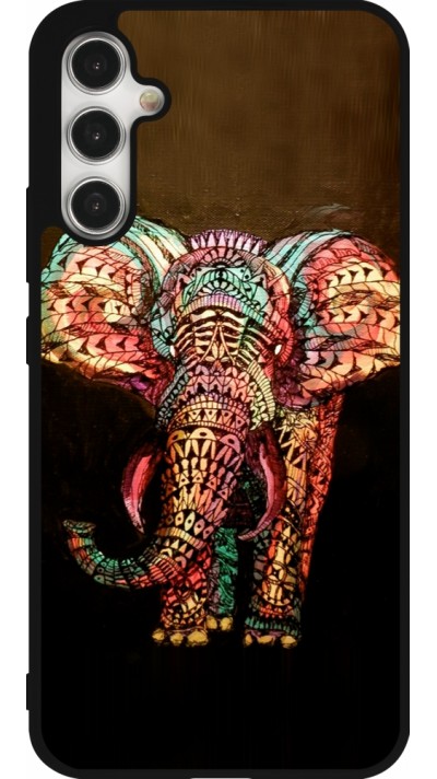 Coque Samsung Galaxy A34 5G - Silicone rigide noir Elephant 02