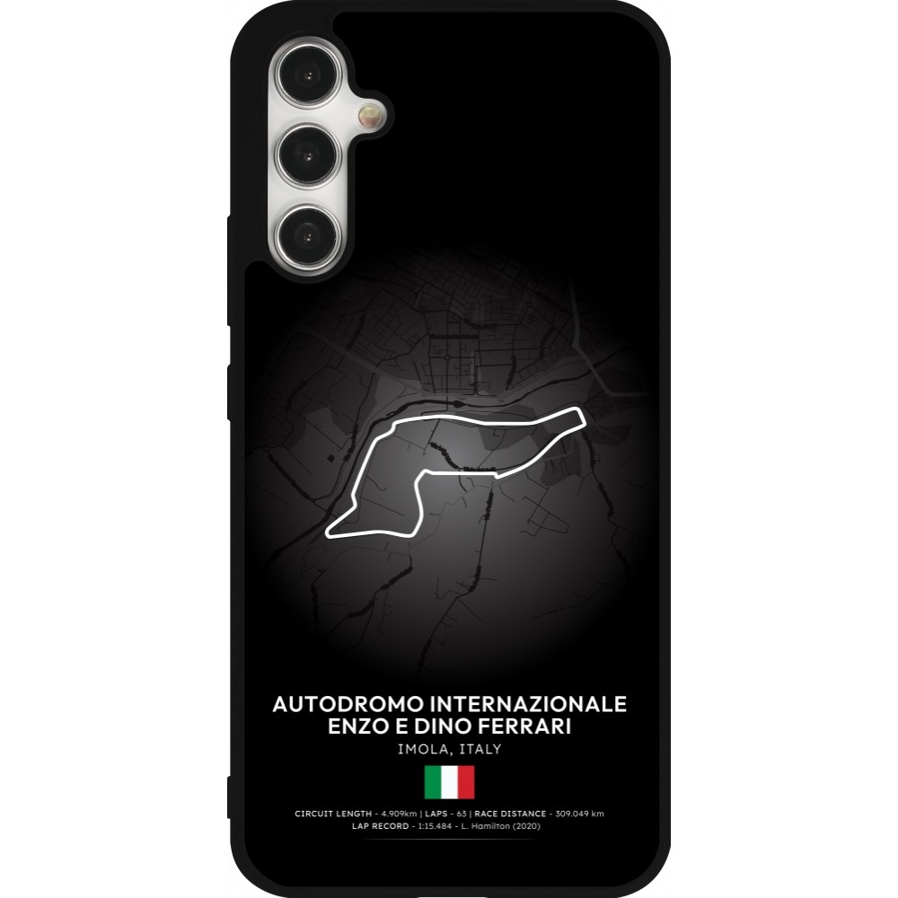 Samsung Galaxy A34 5G Case Hülle - Silikon schwarz F1 Track 2025 Emilia-Rogmana