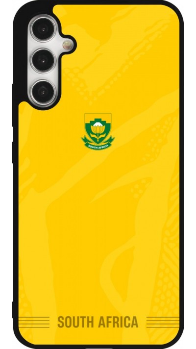 Samsung Galaxy A34 5G Case Hülle - Silikon schwarz Südafrika 2026 personalisierbares Fussballtrikot